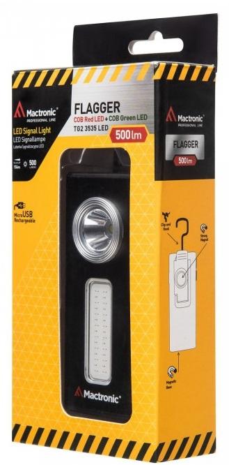 Lampada Segnaletica a Mano Ricaricabile Flagger 500Lm - La-Phh0072