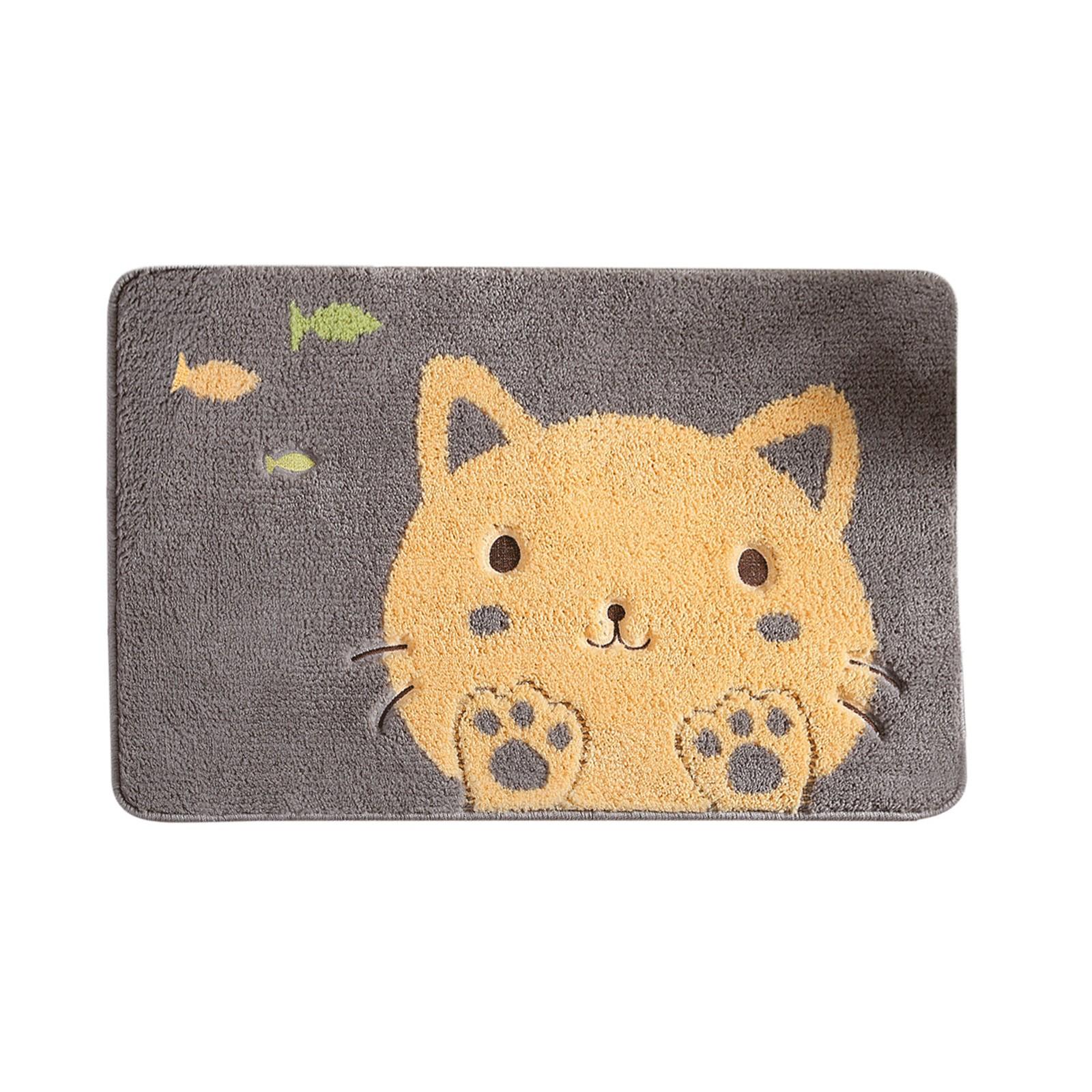 

Мультяшный дверной коврик, дверной коврик, впитывающий коврик для ног, домашняя дверь, ванная комната, вход, противоскользящий коврик, ковер One Size