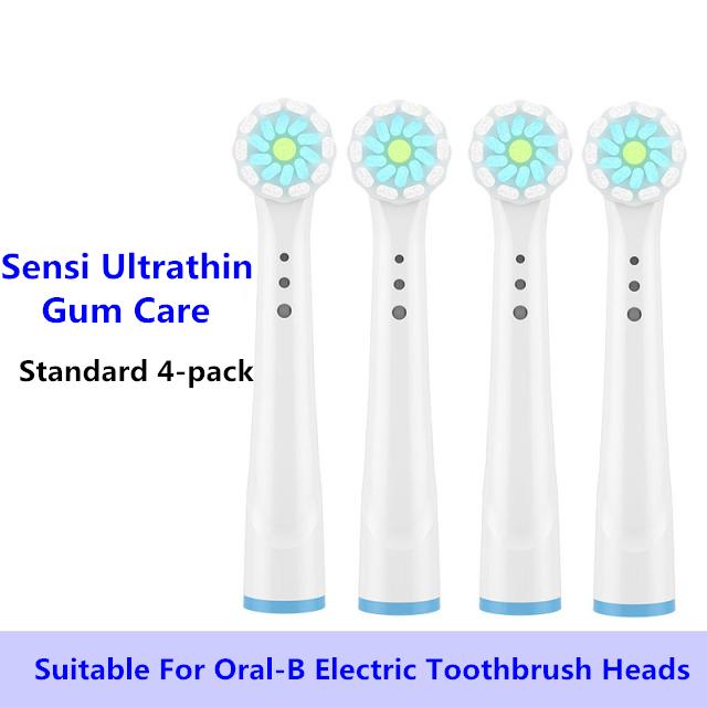 8/16Pcs Replacement Brush Heads for Oral B Electric Toothbrushes Floss Cross Action 3D Pro White Precision Standard Daily Clean