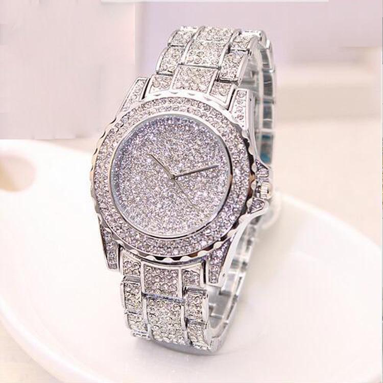 Explosive Rhinestone Alloy Steel Belt Watch, Women'S Fashion, Gypsy Women'S Watch