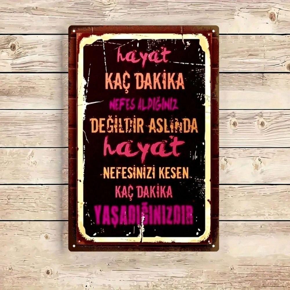 Vintage Motivational Quote Metal Wall Art Sign  Vintage Motivational Quote Tin Sign Metal Wall Art  Metal Wall Art Vintage Motivational Quote Tin Sign