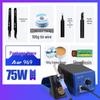 A-BF 969 Adjustable Temperature Soldering Iron Station, 75W Industrial Grade Tool