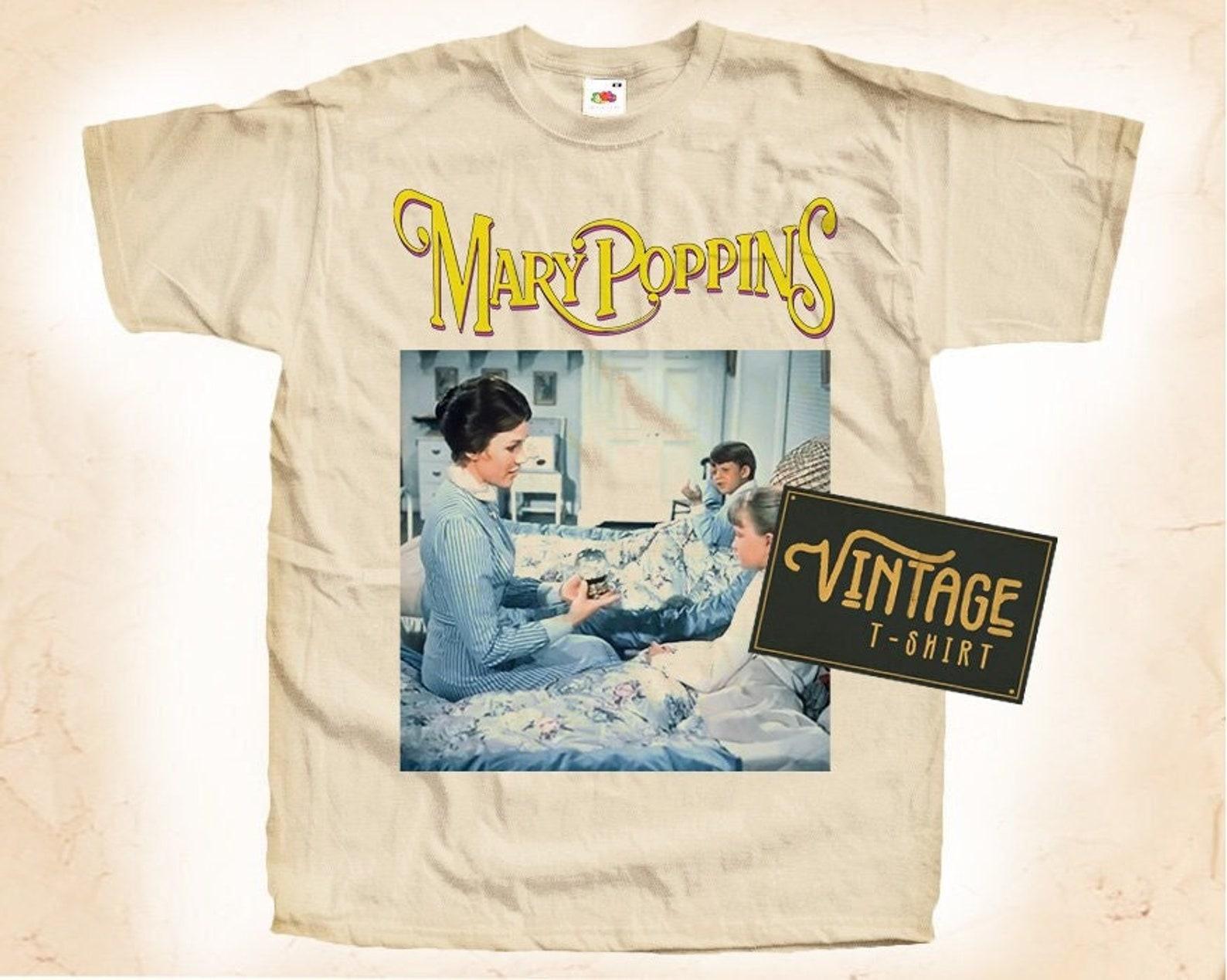 Mary Poppins V1 T-Shirt Vintage Natural color Men s T-Shirt DTG Digital Print SIZES S M L XL 2XL 3XL 4XL 5XL 4XL