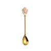 Long Handle Espresso Spoon Cherry Blossoms Ice Spoon Christmas Gifts Tea Spoon  Cocktail