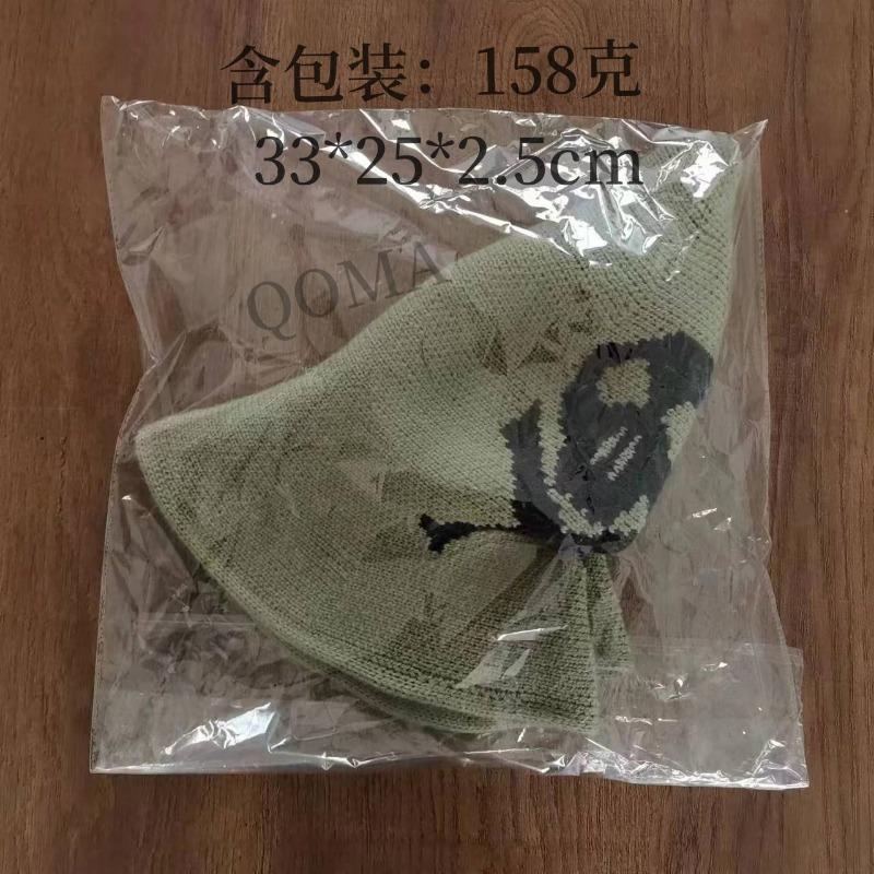 New Halloween Skull Wizard Hat Big Eaves Wool Knitted Ghost Head Witch Hat Women's Party Hat