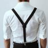Clip-on Pants Elastic Belt Trouser Strap Suspenders Clip Fashion   Shirt Accessories
