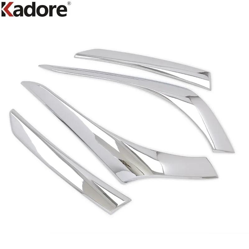 Car Rear Light Lamp Eyebrow Cover Trim For Mitsubishi Outlander 2016 2017 2018 Chrome Taillight Eyelid Molding Strip Accessories