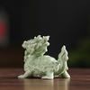 Dragon Turtle Ornaments Ceramic Attract Wealth Leading Turtle Office Desktop Ornaments Chinese Home Decoration Small Gifts