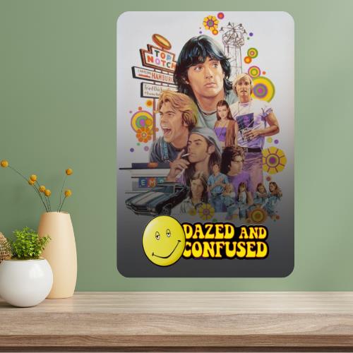 

Dazed and Confused Classic Movie Metal Poster Sign 20x30cm（7.8x11.8inch）