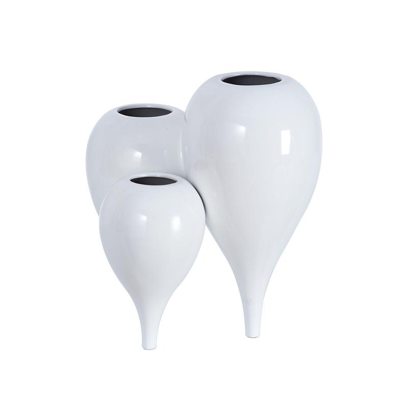 Ceramic Vase Three-piece Balloon Set Flower Vase Abstract Bubble Ceramic Handicraft Flower Arranger Home Decoration Accessoires