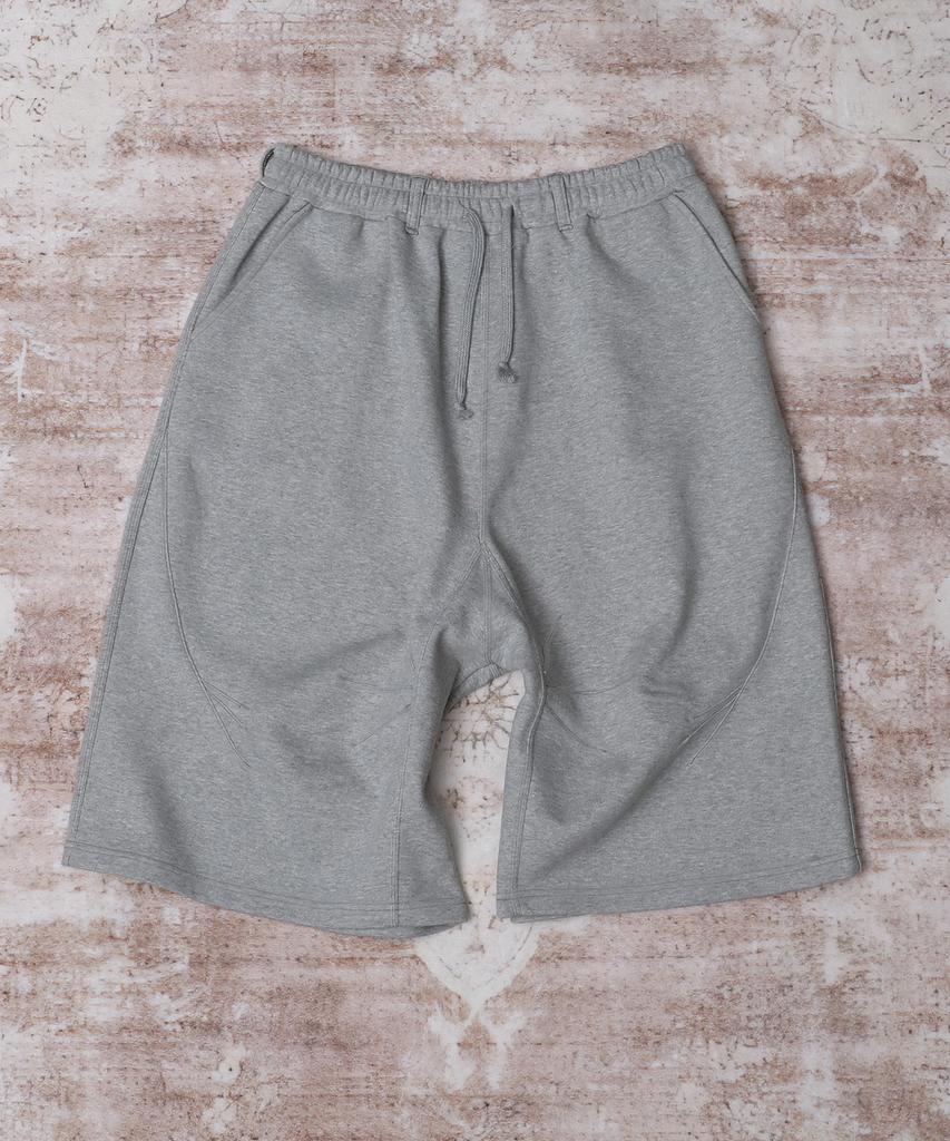 AREUBAN Triple Leaf Curved Bermuda Pants_Pure Grey