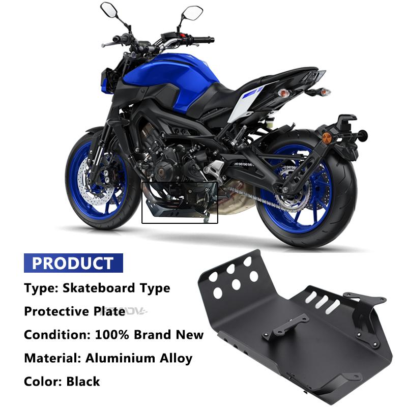 For Yamaha MT09 FZ09 MT FZ 09 2014-2019 2020 2021 XSR900 Tracer 900 Motorcycle Engine Base Chassis Protection Cover Skid Plate