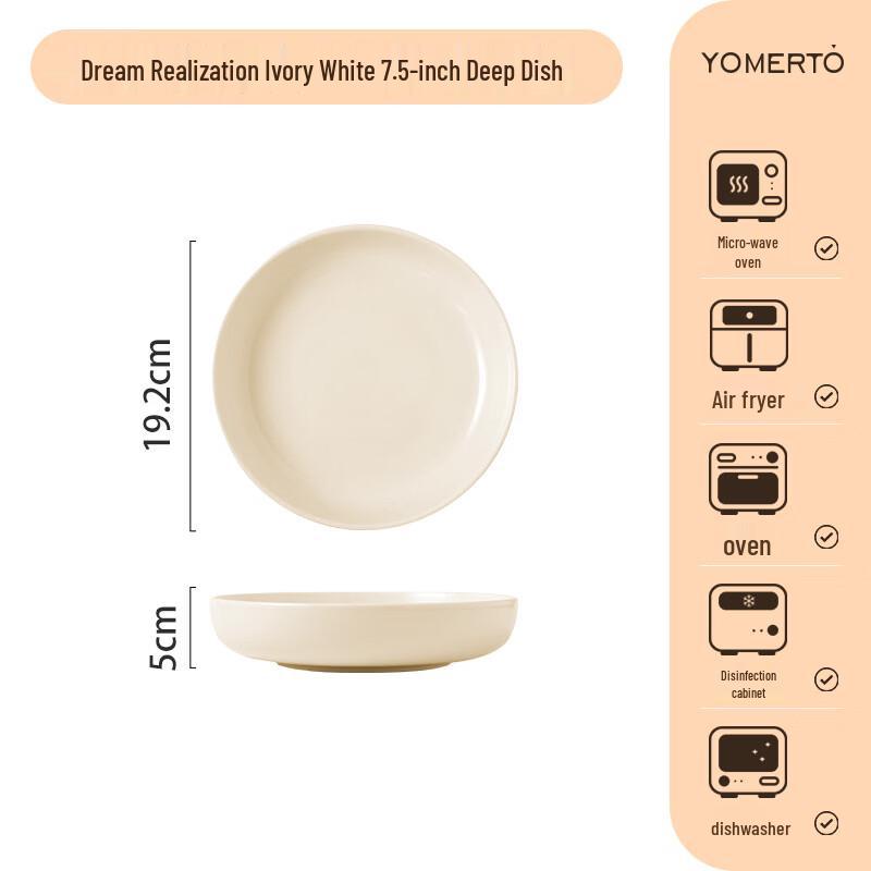 Yipan Cream Style Ceramic Dinnerware Set