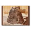 KINOWA "Tower of Babel II" Woodcut Original Handmade Kit, Masterpiece by Bruegel, Made in Japan