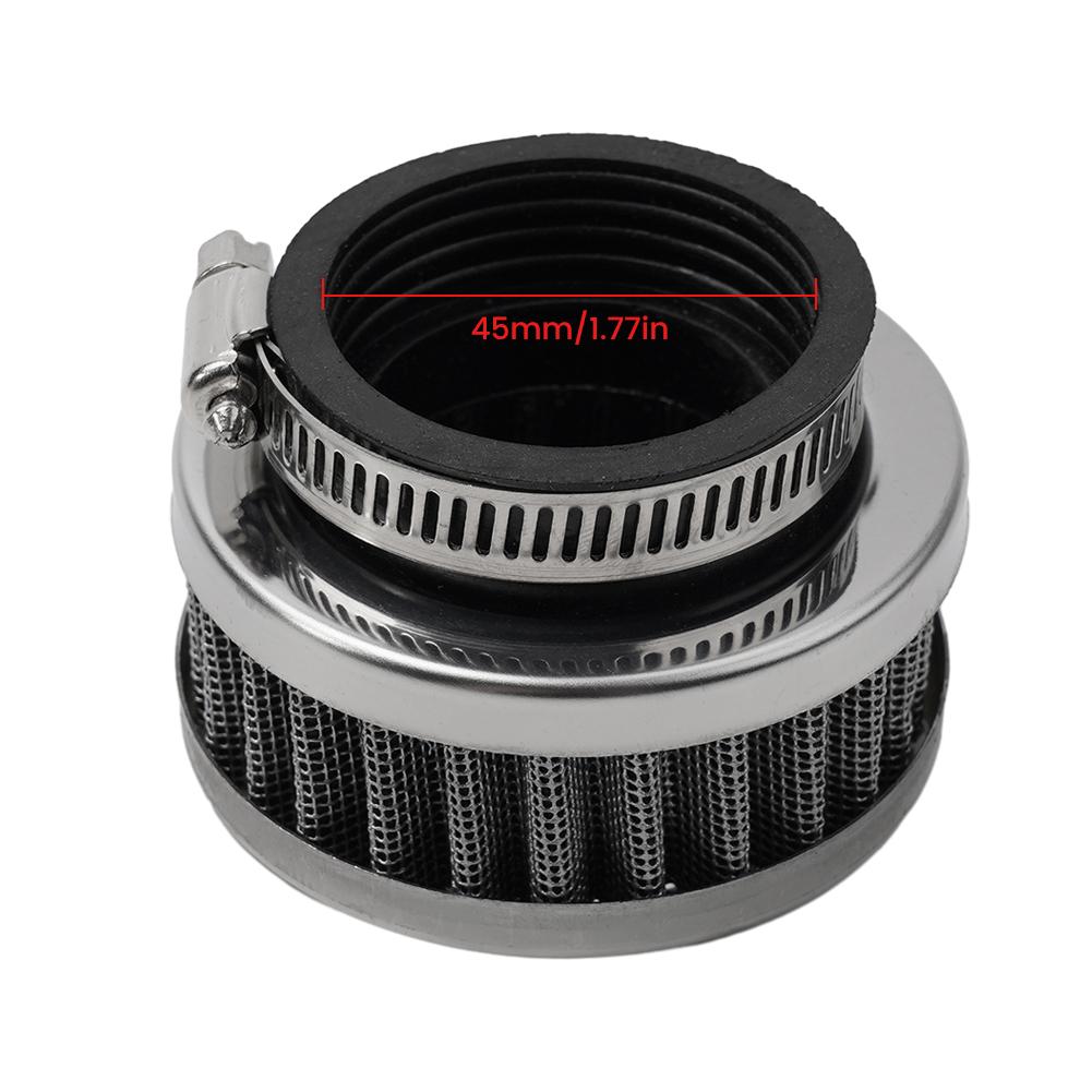Air Filter Cleaner Round Tapered Rubber Stainless Steel