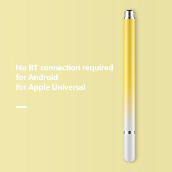 Tablet Stylus Sensitive Transparent Disc Nib Gradient Color Widely Compatible Precise Smooth Writing