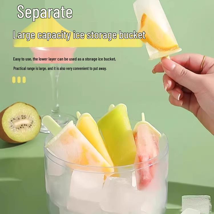 Homemade Ice Cream & Popsicle Mold for Kids - Summer Frozen Treats & Fruit Ice Cube Tray