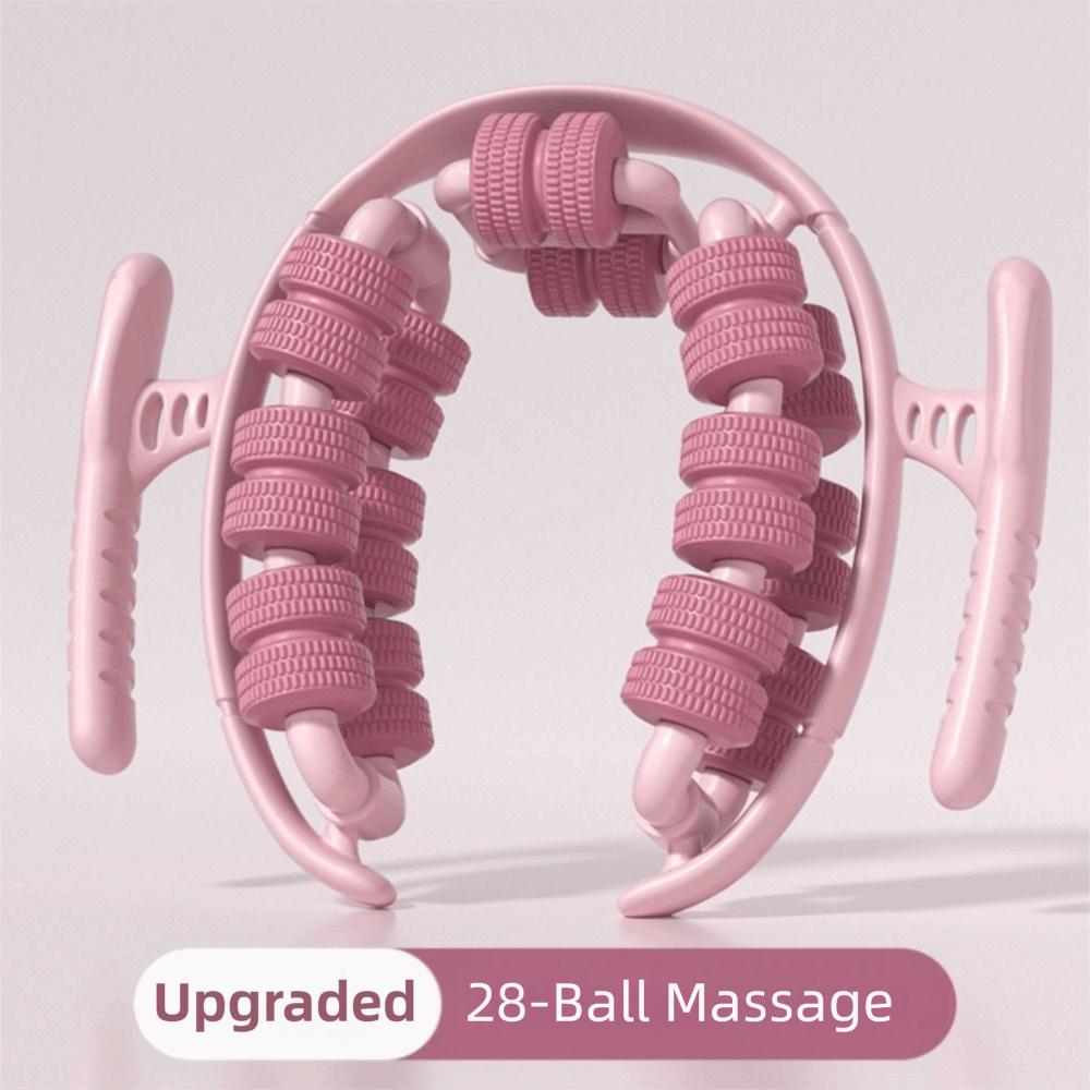 28 Wheel Annular Leg Clamp Massager Portable Slimming Roller Tool Body Slimming