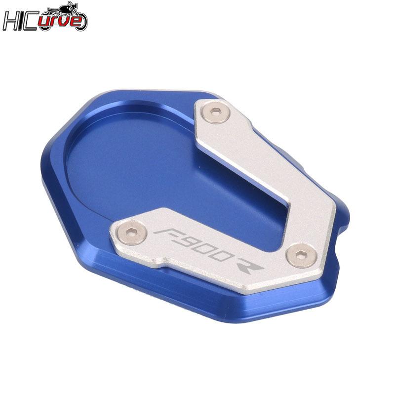 2022 Motorcycle CNC Aluminum Kickstand Enlarge Plate Pad Side Stand Motorbike For BMW F900R F900XR F900 R XR F 900R 900XR 20-23