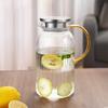 Exquisite Cold Water Kettle Transparent Heat-resistant Teapot Large Capacity Cold Kettle Lemon Water Pot Household Beverage Pot