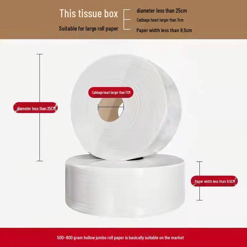 Wall-Mounted Large Roll Toilet Paper Holder