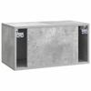 Wall Mounted TV Cabinet Concrete Grey 59.5 x 31 x 30 cm