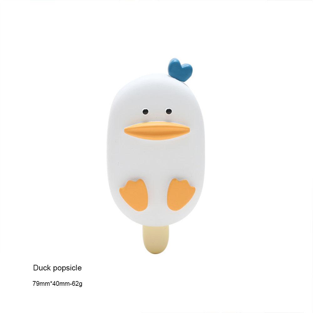 Cartoon Cute Animal Kitchen Refrigerator Magnet Resin Fruit Popsicle Ice Cream Home Decoration Multicolor Optional