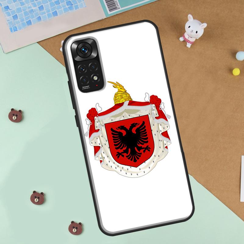 Albania Albanians Flag Art Phone Case For Xiaomi Redmi Note 12 8 9 10 11 Pro 8T 9S 10S 11S 12S 10A 9C 10C 12C Cover