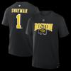Boston Bruins 1 Papa Logo T-Shirt Schwarzes Kurzarm Sommerhemd Bequem Atmungsaktiv Retro Übergroß Lässig Streetwear