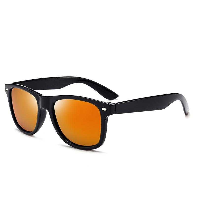 

Retro Rice Nail Color Film Antique Sunglasses Fashion Trend Reflective Sunglasses Versatile Anti-Ultraviolet Sunglasses