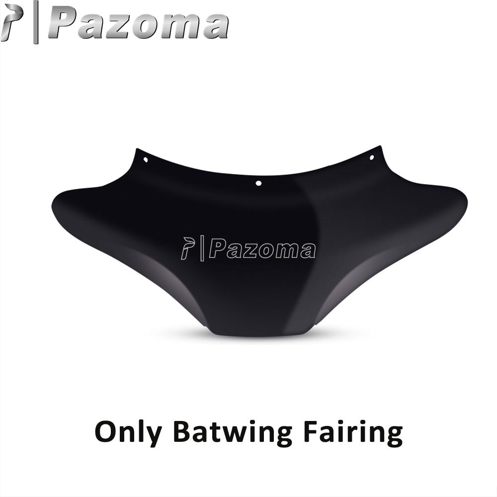 ABS Plastic Batwing Front Fairing Universal Motorcycle For Harley Road King Softail Suzuki VL800K1 Honda VT750 VT1100 Shadow
