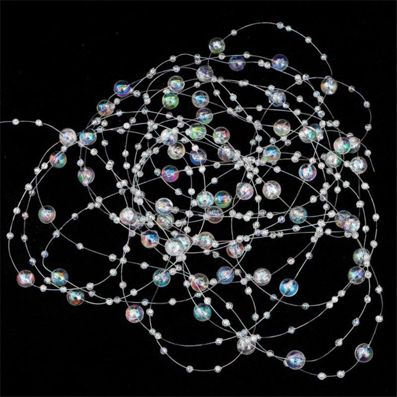 Bead Chain Clear Plastic Craft Bead String Handmade Jewelry Accessories For Art Craft Necklace Bracelet Jewelry Making