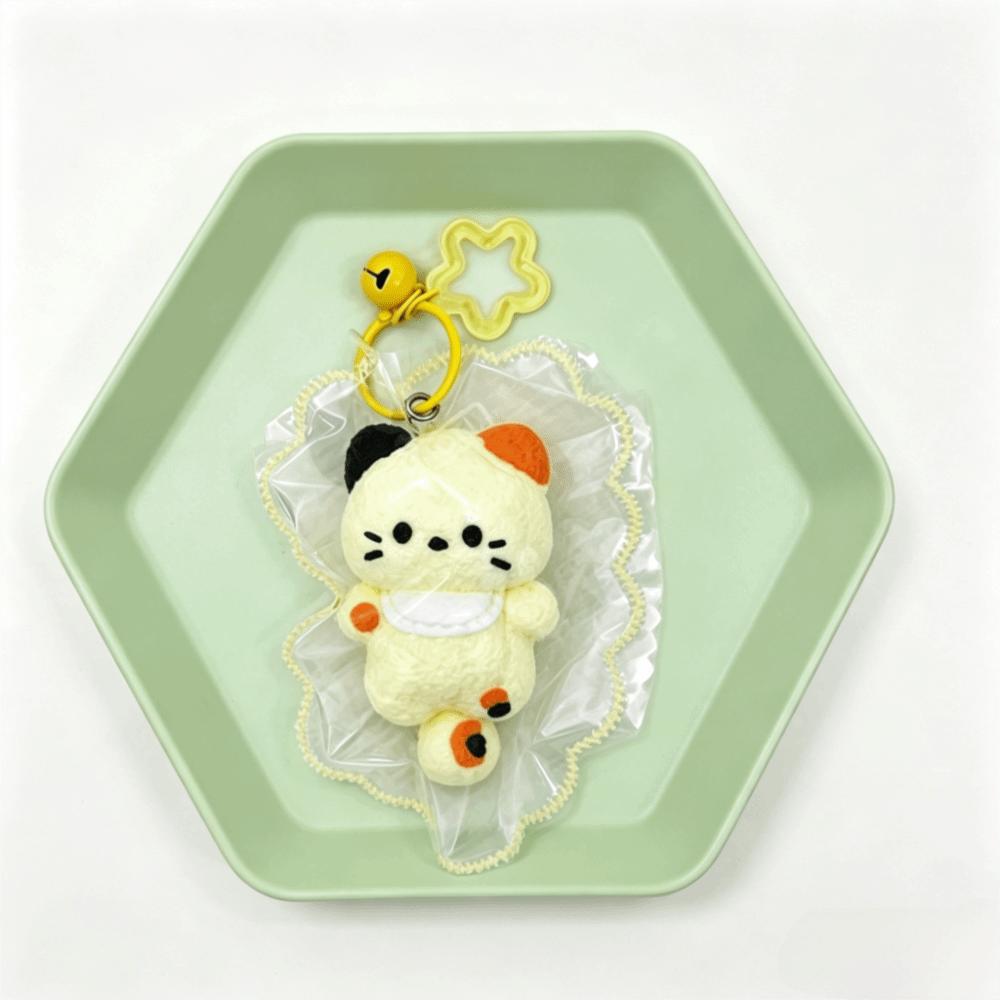 Squishy Pendant Kitty Squishy Keychain Soft Mochi Cat Fidget Toy  Desktop Decor