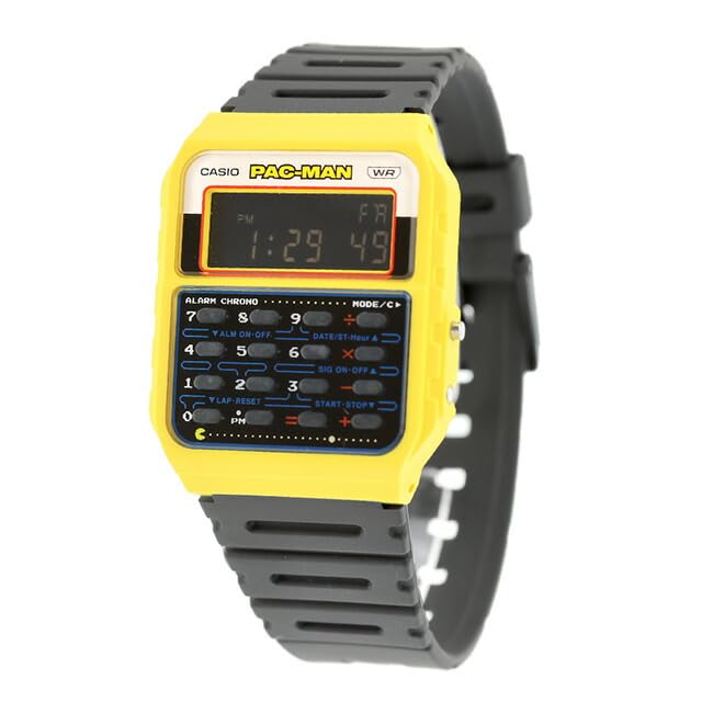 Casio Collaboration Model Quartz Watch for Men and "Pac-Man" Women, CA-53WPC-1B