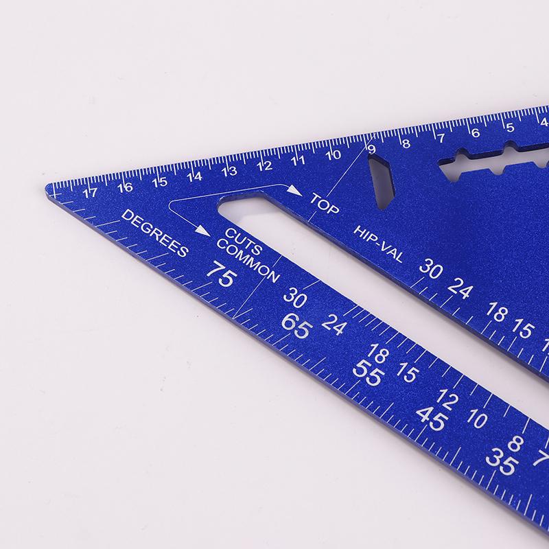 7-Inch Metric Woodworking Aluminum Alloy Triangle Gauges Right Angle Ruler Measuring Gauging Tools High Precision Marker Ruler