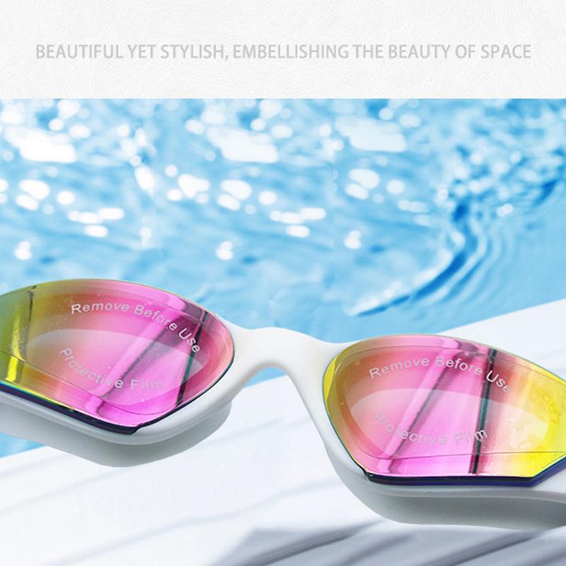 Waterproof Swimming Goggles Anti-Fog Swim Goggles Clear No Leakage Colorful Design Swimming Goggles For Men Women Adults