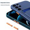 Samsung S25 Ultra Soft Silicone Card Holder Phone Case for Note 20 Ultra