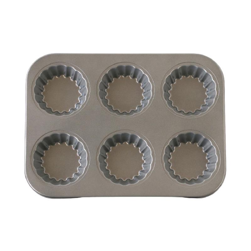 Carbon Steel Flower Lace Bakeware Mold Mini Cupcake Biscuit Mold Cookie Fruit Egg Tart DIY Mould Kitchen Pastry Baking Tool