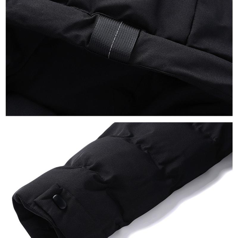 Cozy Up Men's Winter Hooded Coat Waterproof Warm Long Puffer Jacket Parka