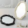 Nordic Style Standing Makeup Mirror Cloud Irregular Bedroom Dressing Mirror Office Dormitory Adjustable Desktop Aesthetic Cosmetic Decoration Mirror