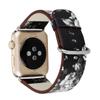 Vhodné pro Apple Watch Strap AppleWatch7 Silk Screen Crushed Flower Strap