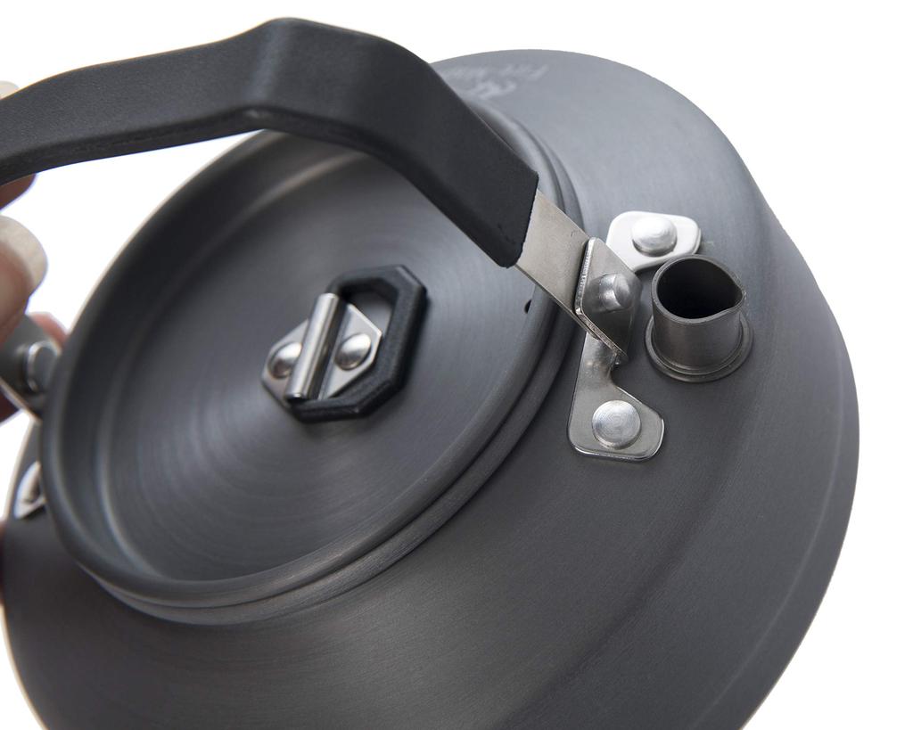 Fire-Maple FEAST2 BLACK Aluminum Cooktop, Frying Pan, and Kettle Set for 2-3 People