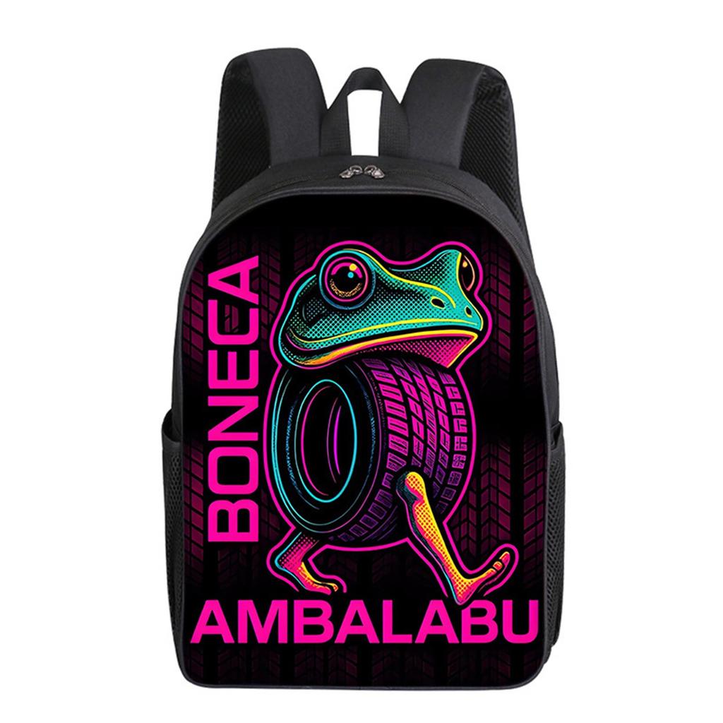 Cartoon Printing Casual Shoulder Bag Junior High School Students Large Capacity Backpacks