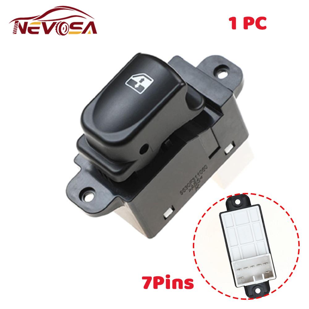 Auto Main Switch For Hyundai Sonata NF 2005-2007 2008 Electric Control Power Master Power Window Switch 93570-3K010 93570-3K000 Rear Button 1PC