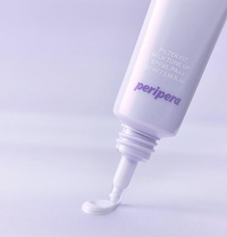 Peripera Filter Fit Milk Tone-Up Cream 35ml – Color Correcting Skincare (4 Types)