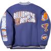 Li Ning Skateboard Series Letter Print Warm Loose Cotton Jacket Men Jacket Twilight-Blue AJMU277-1