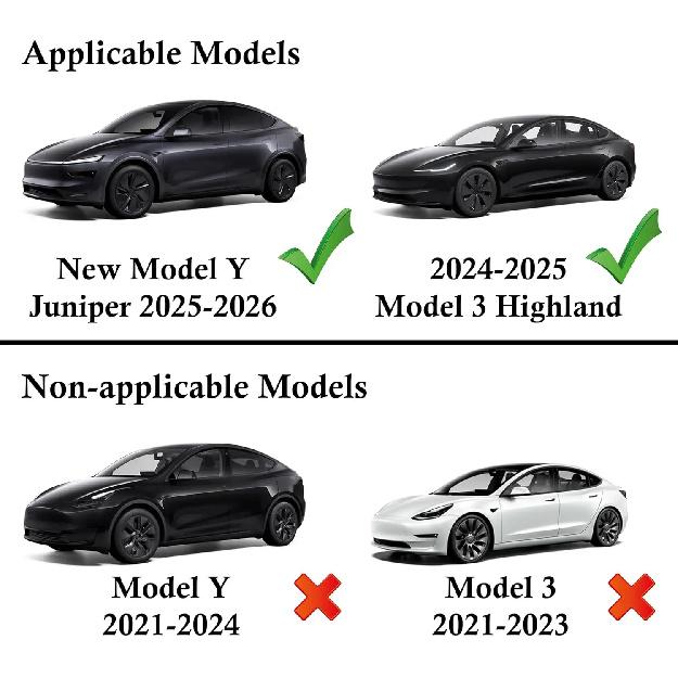 USB Hub Charger For Tesla Model Y Juniper 2025-2026 & Model 3 Highland 2024-2026 Center Console Docking Station Accessories