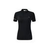 New Polo Shirts Women's Black A11W225128FBK
