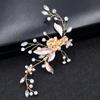 Wedding Hair Accessories Bride Headwear for Bridal Crystal Hair Clip Alloy Flower Hair Pins