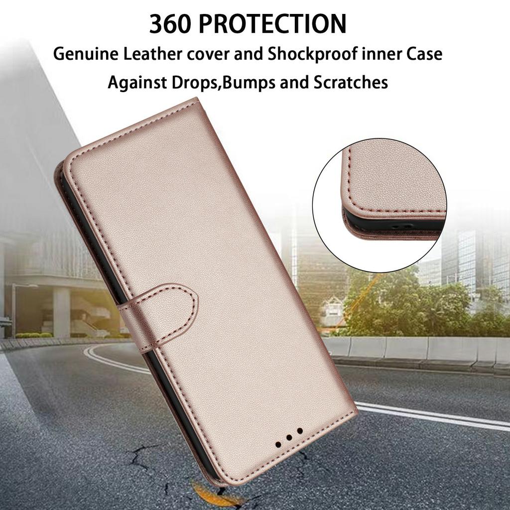 For Samsung Galaxy A06 4G Wallet Phone Case Leather Stand Cover with Strap